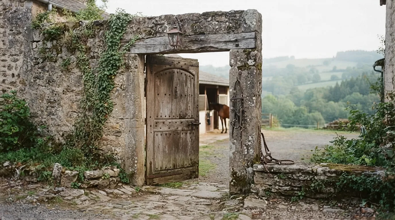 Entrée du Cercle Hippique Antonne, centre équestre à Antonne-et-Trigonant